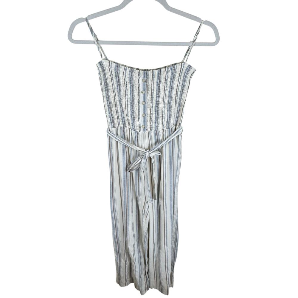 Paper‎ Crane Striped Sleeveless Romper Jumpsuit Large